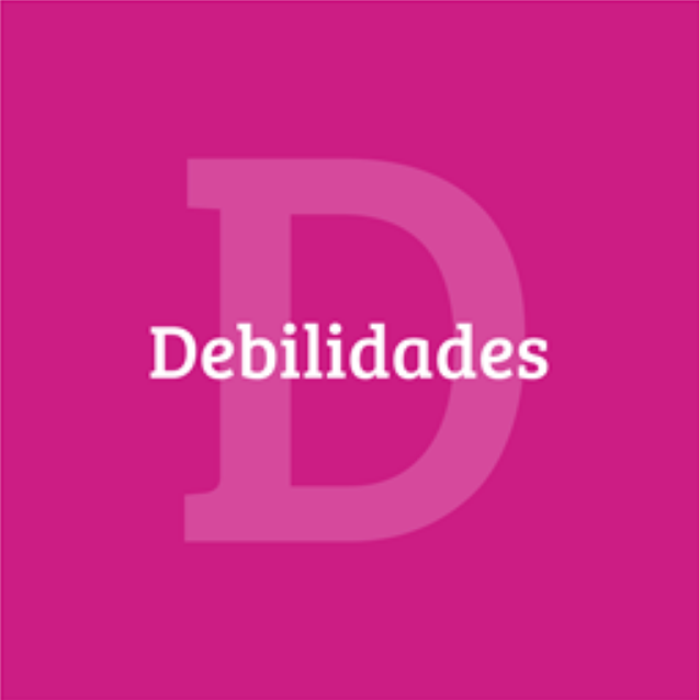 Logo de D - Debilidades